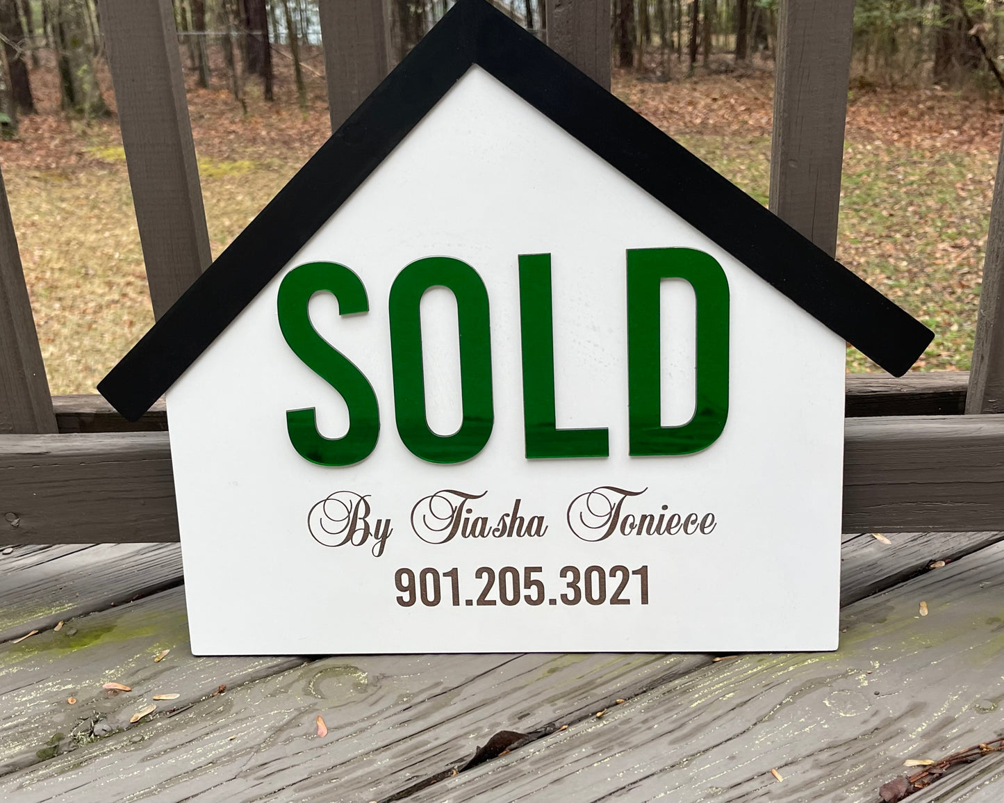 House Shaped Realtor Sign